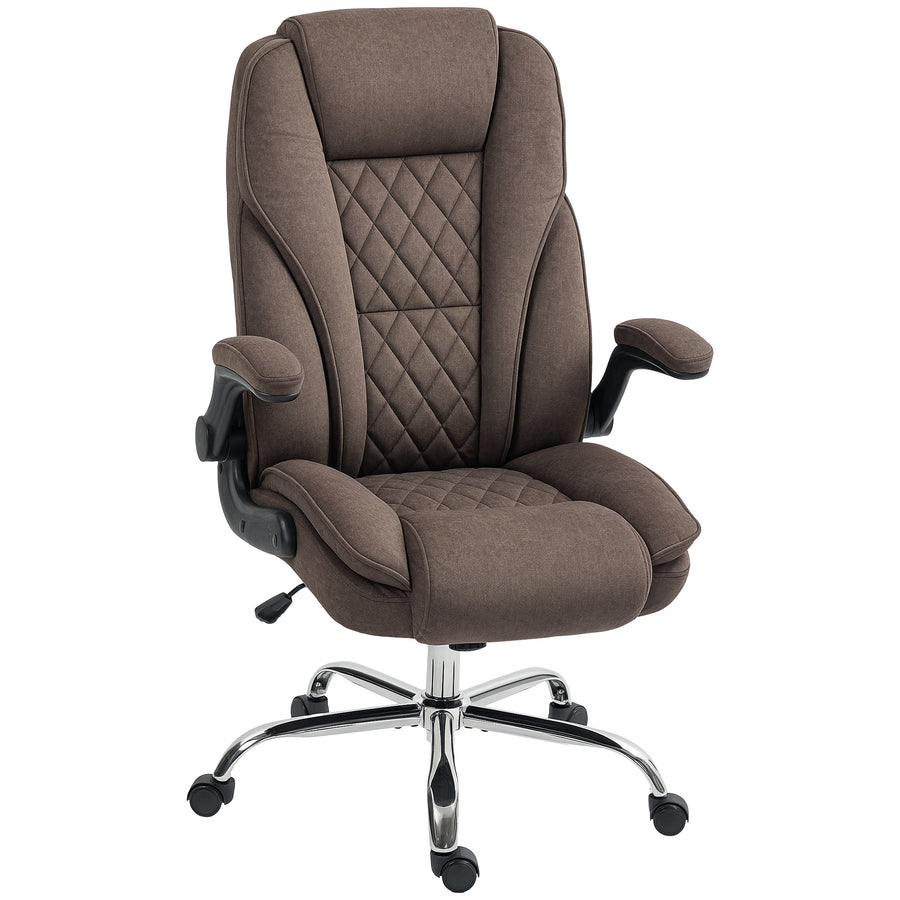 Fauteuil velours Milo Lombra marron – sur fond blanc