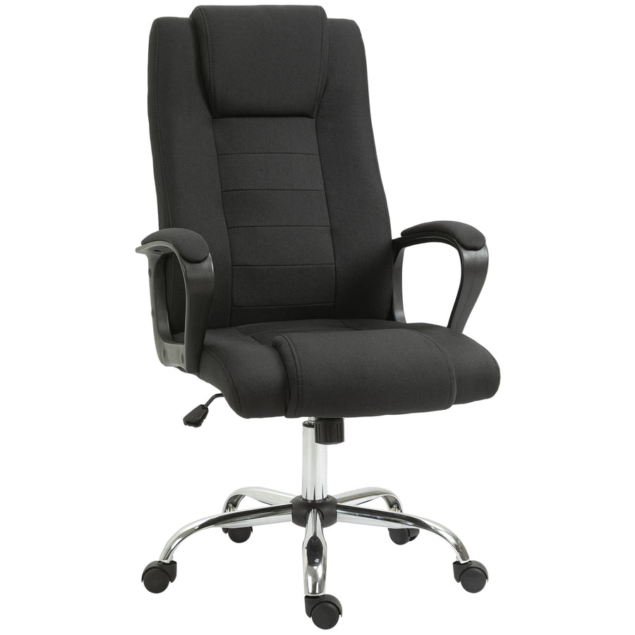 Fauteuil manager Lino Lombra noir – sur fond blanc