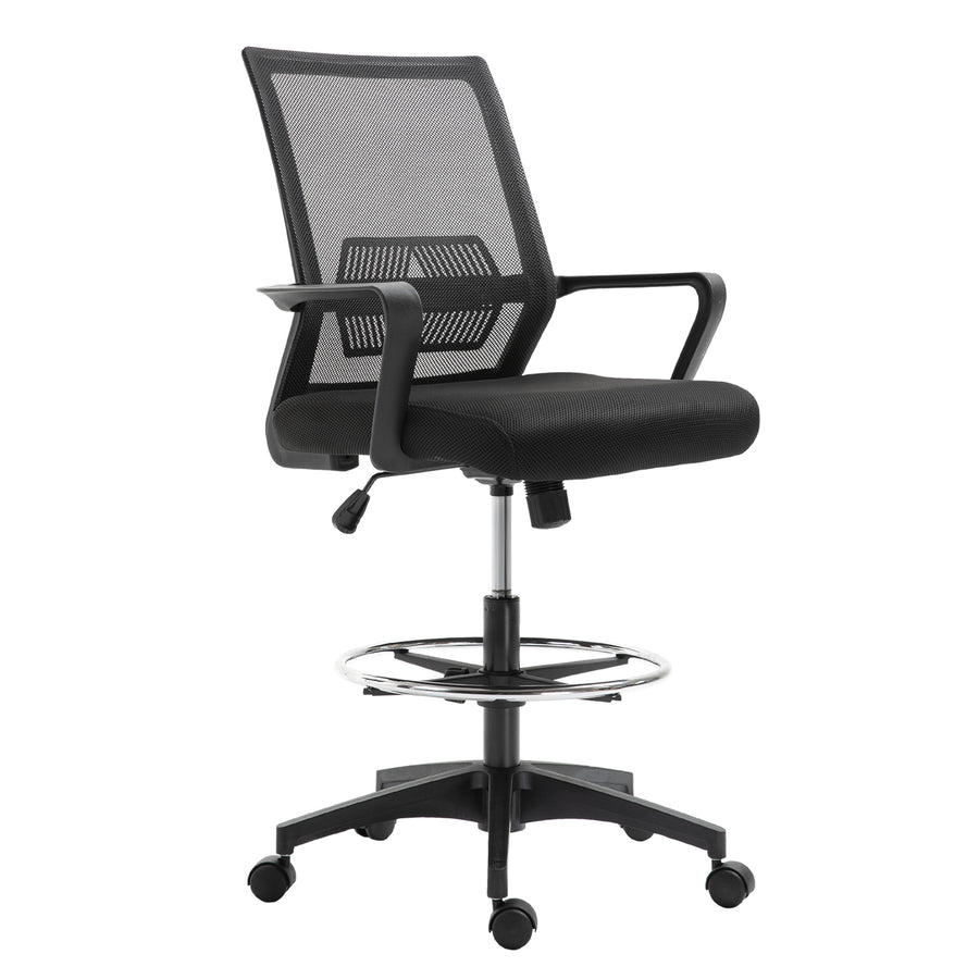 Chaise haute Studio Lombra noir – sur fond blanc