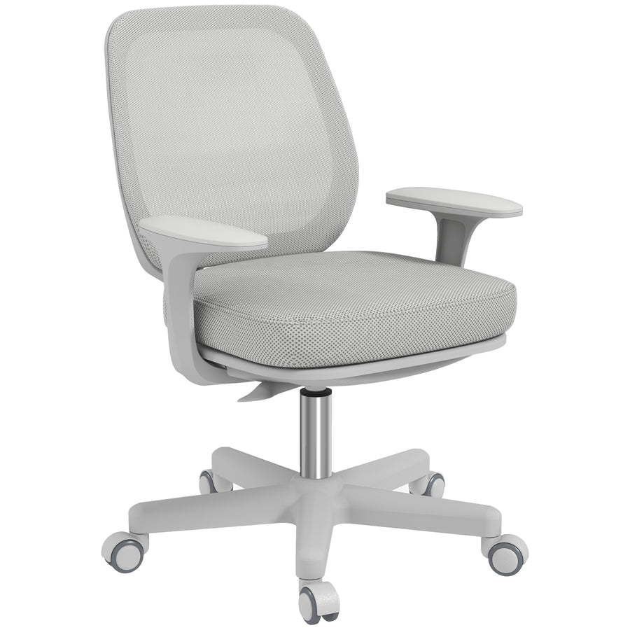 Chaise maille compacte Rosa Lombra gris – sur fond blanc