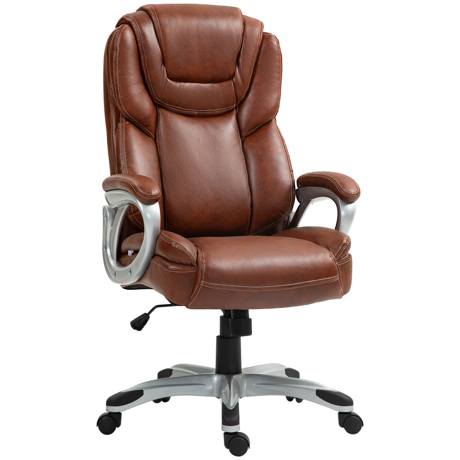 Fauteuil direction Chester Lombra marron – sur fond blanc