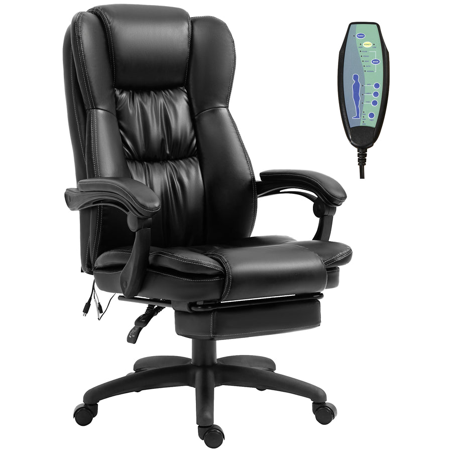 Fauteuil massant Mistral Lombra noir – sur fond blanc