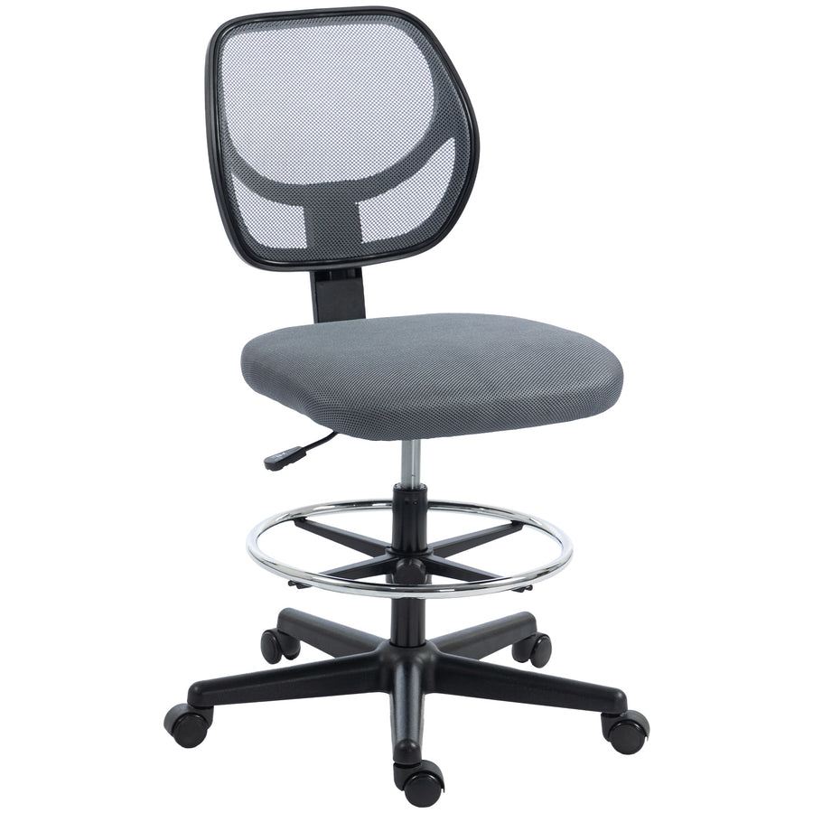 Chaise haute Perch Lombra gris foncé – sur fond blanc