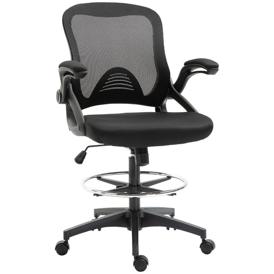 Chaise haute Dessin Lombra noir – sur fond blanc